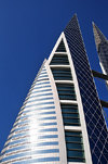 Manama, Bahrain: Bahrain World Trade Center - BWTC - sail-shaped buildings - WS Atkins and Partners - photo by M.Torres
