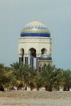 Oman - Muscat: a decorated water tower - dome with tiles (photo by G.Frysinger)