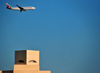 Doha, Qatar: Qatari icons - Museum of Islamic Art and Qatar Airways Airbus A330 on final approach to Doha airport - photo by M.Torres