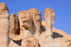 Al-Qarah, Al-Hofuf, Al-Ahsa Oasis, Eastern Province, Saudi Arabia: Gaudi-like hoodoo formation at Al-Qarah mountain / Jabal Al-Qarah, UNESCO world heritage site - photo by M.Torres