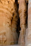 Al-Qarah, Al-Hofuf, Al-Ahsa Oasis, Eastern Province, Saudi Arabia: entrance to the Al-Nashab cave, Al-Qarah mountain / Jabal Al-Qarah / Al-shaba'an mountain - UNESCO world heritage site - photo by M.Torres