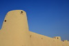 Al-Hofuf, Al-Ahsa Oasis, Eastern Province, Saudi Arabia: walls and towers of Ibrahim Castle, a 16th century Ottoman fortress - UNESCO world heritage site - photo by M.Torres
