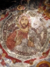 Turkey - Sumela, Black Sea region: the monastery - Jesus Christ, on the ceiling of the Rock Church - photo by A.Kilroy