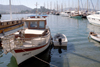Bodrum - Mugla Province, Aegean region, Turkey: boat in the marina - photo by M.Bergsma