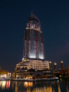 Dubai, UAE: The Address Downtown Burj Dubai - a 63 floors tall 5 star hotel - designed by Atkins - Emaar Boulevard - photo by J.Kaman